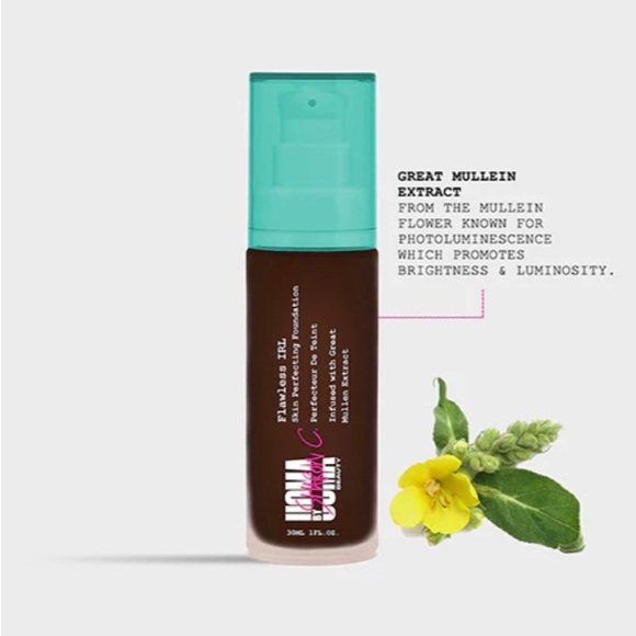 ⭐️5 For 25⭐️ Uoma by Sharon C IRL Skin Perfecting Foundation Black Pearl T2 - Picture 9 of 9